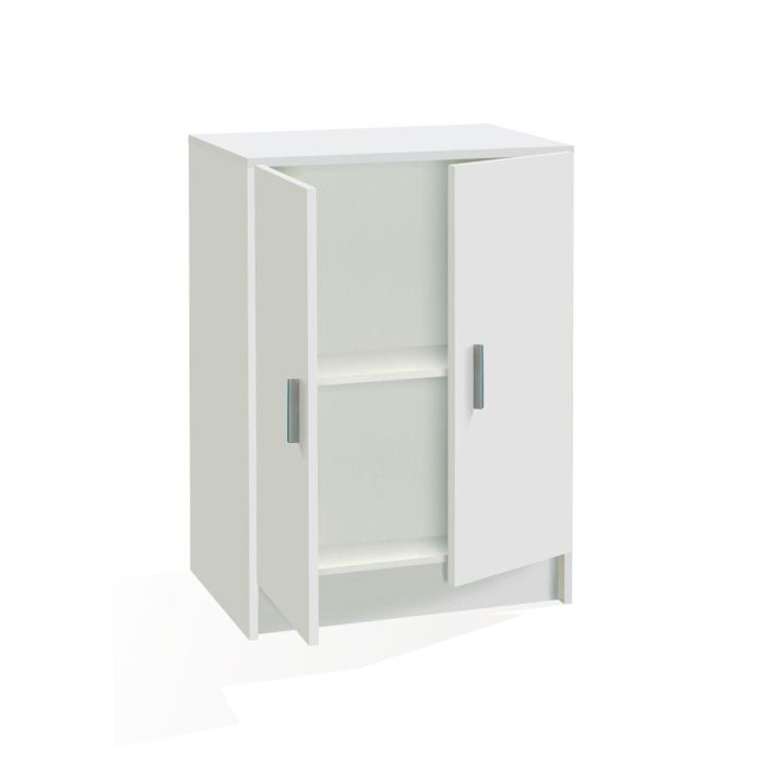Armario Forés Blanco ABS Melamina 59 X 37 X 80 CM 4 Armario Forés Blanco ABS Melamina 59 X 37 X 80 CM 4