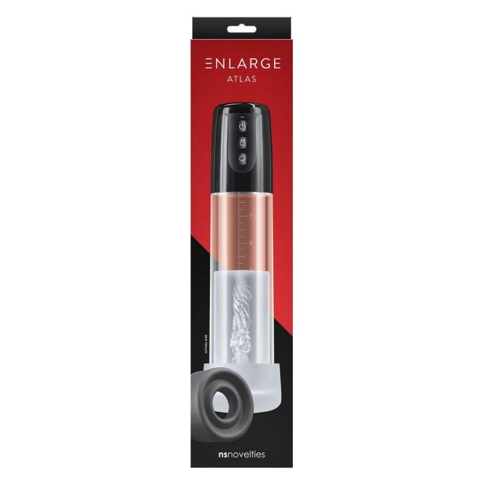 Bomba para el Pene NS Novelties Atlas Negro 1 Bomba para el Pene NS Novelties Atlas Negro 1