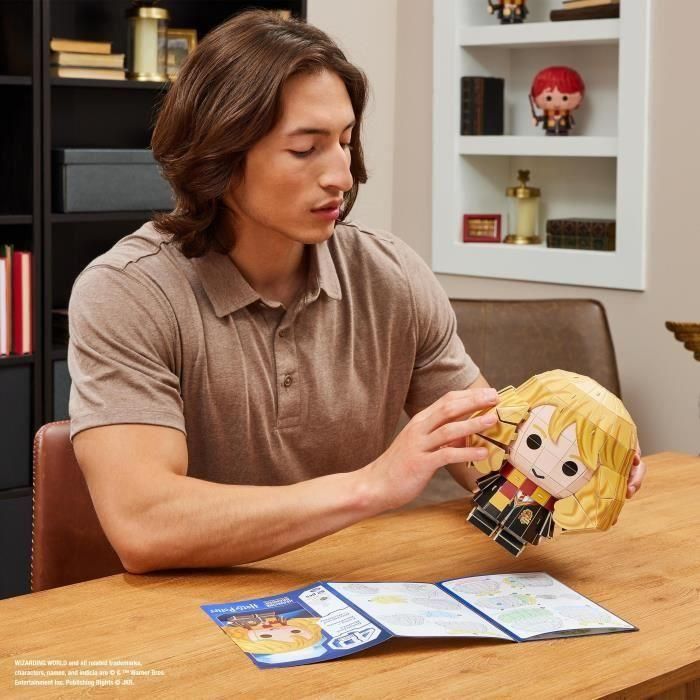 SPIN MASTER HERMIONE GRANGER estilo CHIBI 4D Construir 5 SPIN MASTER HERMIONE GRANGER estilo CHIBI 4D Construir 5