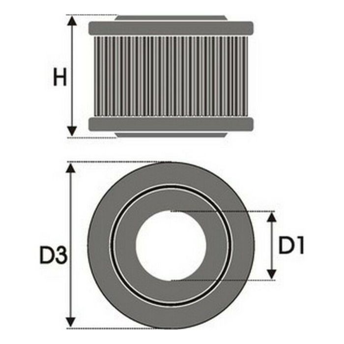 Filtro de aire Green Filters R727394 1