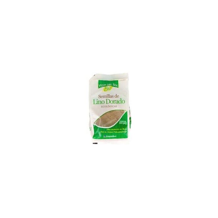 Hijas del Sol Semillas de Lino Dorado 350g, Alto en Fibra y Grasas Saludables, Sin Gluten, Vegano