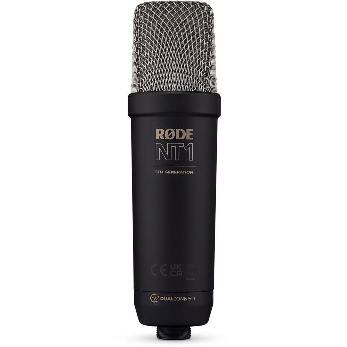 Rode NT1 5Th Gen Micrófono de Estudio con XLR y USB, Grabación 32 bits, DSP Avanzado 3