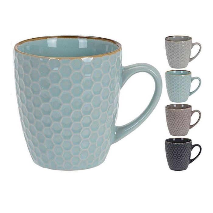 Set 4 tazas de café 200 ml colores surtidos