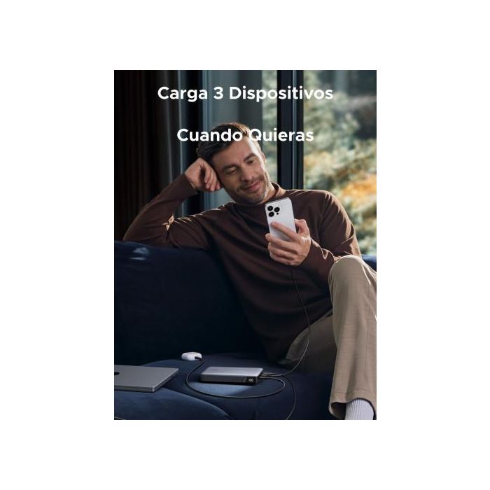 UGREEN 90597A Batería Externa 25000 mAh Carga Rápida 145W Gris 4 UGREEN 90597A Batería Externa 25000 mAh Carga Rápida 145W Gris 4