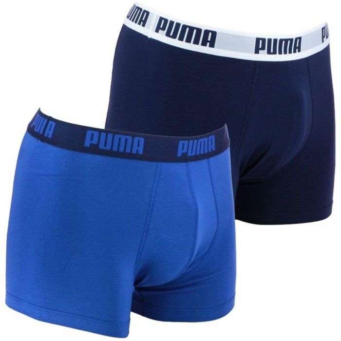Bóxer de Hombre Puma Basic Azul 3 Bóxer de Hombre Puma Basic Azul 3