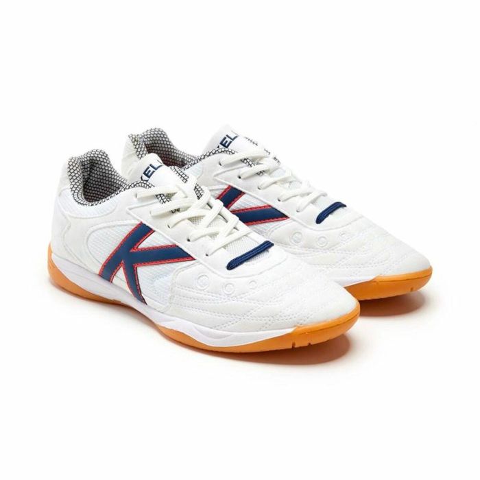 Zapatillas de Fútbol Sala para Adultos Kelme Indoor Copa Elastic Blanco 2