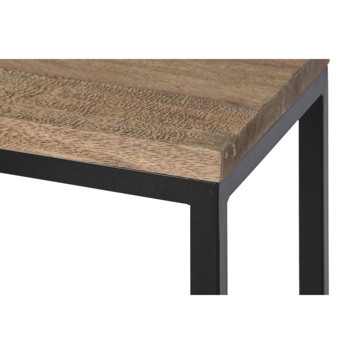 Consola Urban DKD Home Decor Marron Negro 30 x 77 x 96 cm Set de 2 2 Consola Urban DKD Home Decor Marron Negro 30 x 77 x 96 cm Set de 2 2