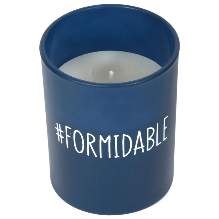 Home Deco Factory Vela con Vaso Cristal Colección Bougie 7,5x9 cm 5