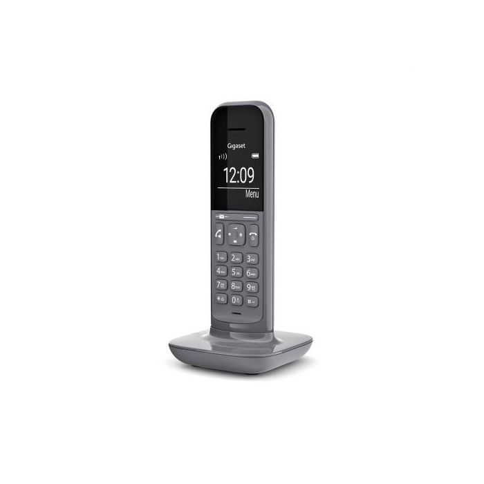 Gigaset S30852-H2902-K103 Teléfono DECT/analógico Inalámbrico con Identificador de Llamadas, Color Gris 4