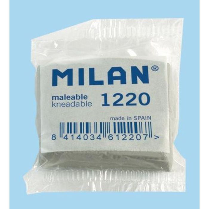 Goma de borrar Milan 1220 Gris (25 Unidades) 2