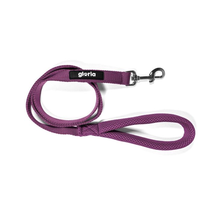 Trek Star Correa Air Mesh Acolchada Transpirable para Perro, Uso Diario, Ligera y Cómoda, 1.5 cm Ancho x 120 cm Largo - Color Morado Trek Star Correa Air Mesh Acolchada Transpirable para Perro, Uso Diario, Ligera y Cómoda, 1.5 cm Ancho x 120 cm Largo - Color Morado