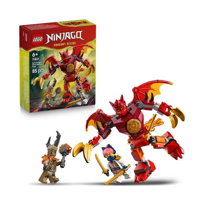 Juego de construccion pack de combate: meca dragón de kai lego ninjago 3