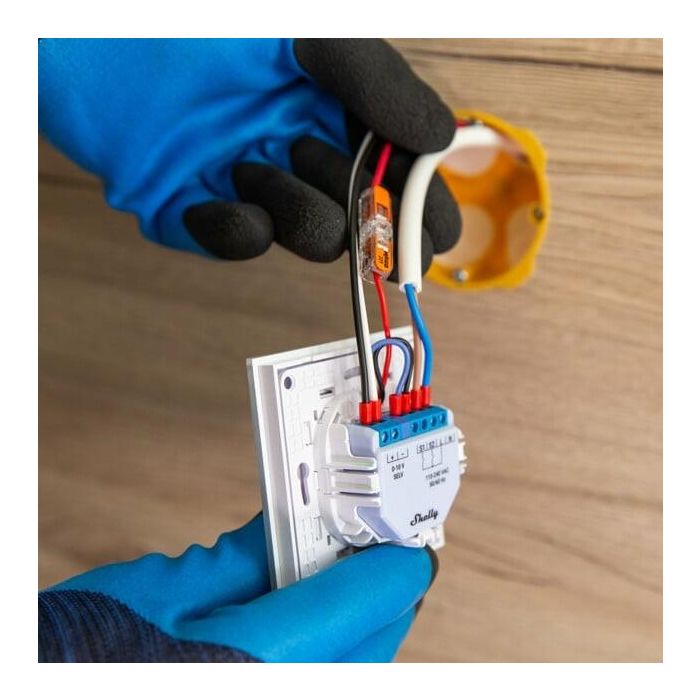 Shelly Relais "Dimmer 0-10V" Unterputz 7