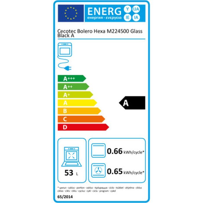 Horno Integrable Cecotec M224500 2400 W 2500 W 2600 W 2100 W 2300 W 2200 W 4