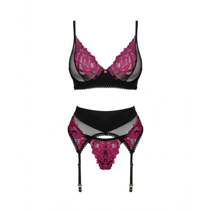 Conjunto de Lencería Obsessive Negro M/L