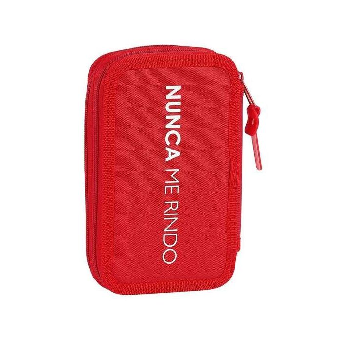 Plumier Doble Sevilla Fútbol Club M854 Rojo 12.5 x 19.5 x 4 cm (28 piezas) 1