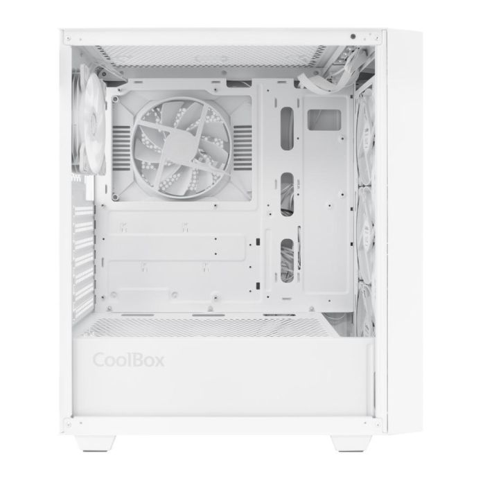 Coolbox Caja PC Gaming GA300 Grid Line con Iluminación ARGB y Panel Lateral de Cristal Templado 2
