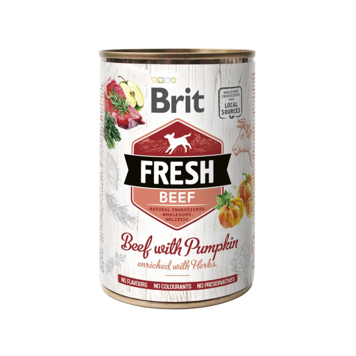 Brit Fresh Ternera Calabaza 6x400 gr Brit Fresh Ternera Calabaza 6x400 gr