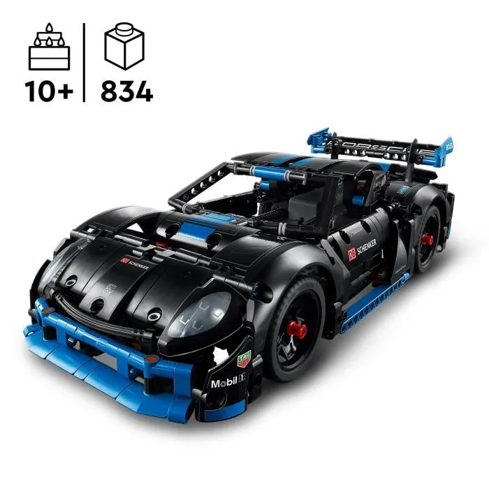 Lego Technic 42176 Coche de Carreras Porsche GT4 e-Performance Modelo a Control Remoto 1