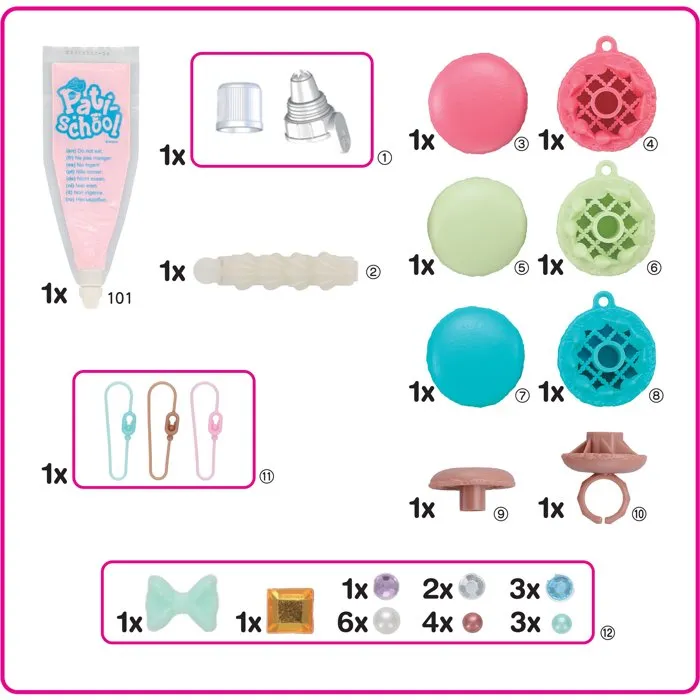 Epoch D'Enfance Kit para hacer macarons Pati-School 32357 Epoch D'Enfance Kit para hacer macarons Pati-School 32357