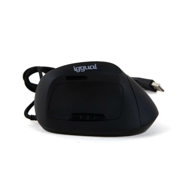 Ratón Ergonómico Óptico iggual IGG318386 1 Ratón Ergonómico Óptico iggual IGG318386 1
