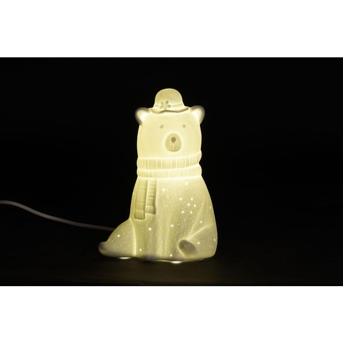 Lampara Sobremesa Kids DKD Home Decor Blanco 12 x 23 x 17 cm 1 Lampara Sobremesa Kids DKD Home Decor Blanco 12 x 23 x 17 cm 1