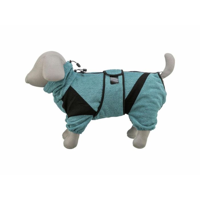 Albornoz para perro Trixie Azul S 18