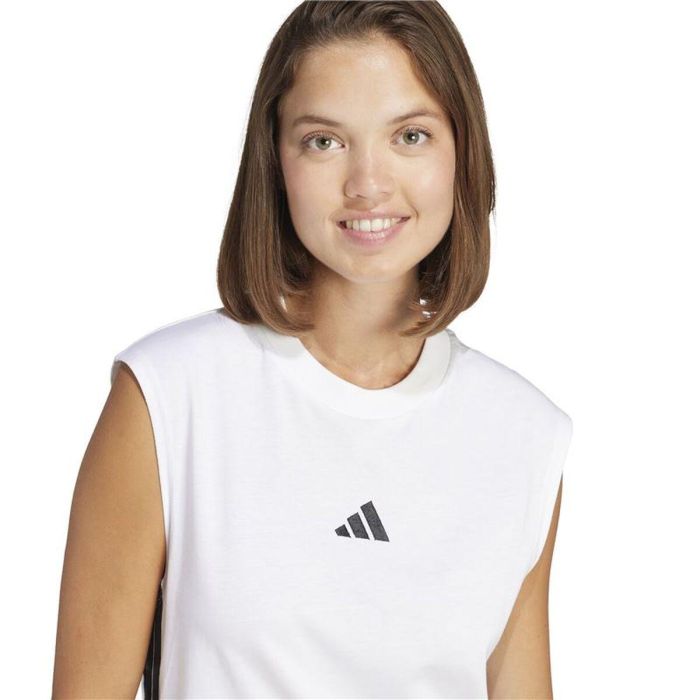 Camiseta de Manga Corta Mujer Adidas JD4985 Blanco (M) 1