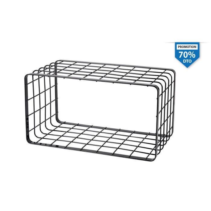 Viejo Valle Soporte Negro Completo Gn1/3, 34 cm x 19 cm x 18 cm (2 Unidades)