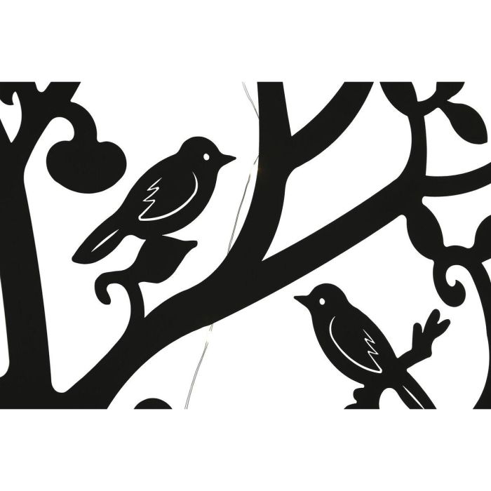Decoracion Pared Shabby DKD Home Decor Negro 2 x 99 x 99 cm 5 Decoracion Pared Shabby DKD Home Decor Negro 2 x 99 x 99 cm 5
