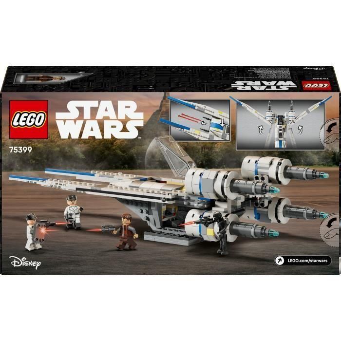 LEGO Star Wars 75399 Caza estelar Ala-U de la Alianza Rebelde Andor, set de construcción para niños de 8 años en adelante 5 LEGO Star Wars 75399 Caza estelar Ala-U de la Alianza Rebelde Andor, set de construcción para niños de 8 años en adelante 5