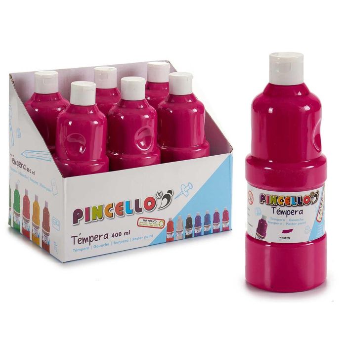 Tempera Pincello 400 ml Magenta - 6.5x18x6.5 cm (24 Unidades) Tempera Pincello 400 ml Magenta - 6.5x18x6.5 cm (24 Unidades)