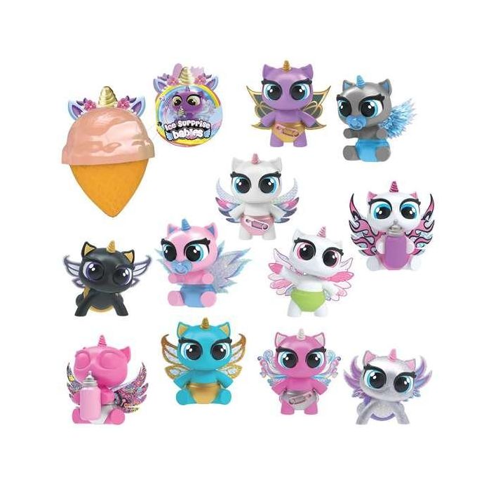 Mini unicornios ice surprise babies con mini cono. cambian de color con la temperatura, metalizado y brillantes en la osucirdad 5cm - modelos surtidos 2 Mini unicornios ice surprise babies con mini cono. cambian de color con la temperatura, metalizado y brillantes en la osucirdad 5cm - modelos surtidos 2