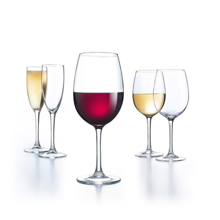 Luminarc Copa de Vino La Cave de Vidrio Transparente 58 cL. Apto Lavavajillas y Frigorífico. Vidrio 100% Saludable y Fabricado en Francia. 1