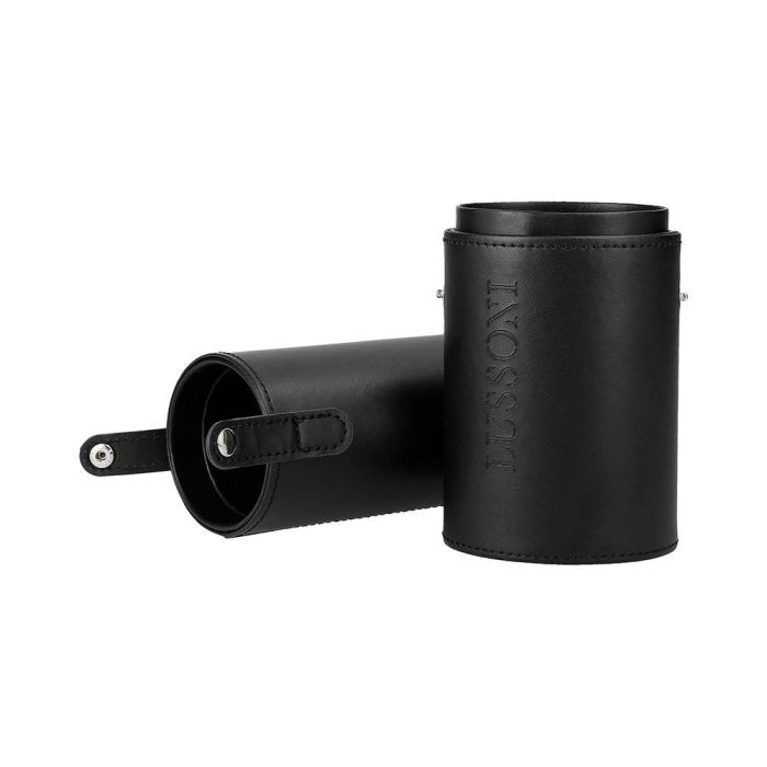 Lussoni Tubo Porta Brochas Negro Ecopiel para Maquillaje con Cierre a Presión 1 Unidad 1 Lussoni Tubo Porta Brochas Negro Ecopiel para Maquillaje con Cierre a Presión 1 Unidad 1