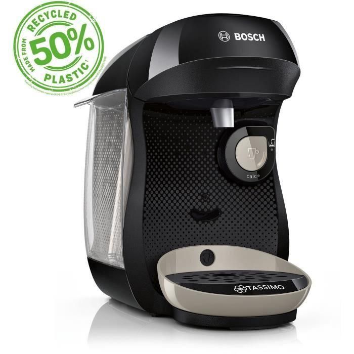 Cafetera - BOSCH - TAS109E - Tassimo Happy - 1400 W - 0,7 L - Negro / Crema 1 Cafetera - BOSCH - TAS109E - Tassimo Happy - 1400 W - 0,7 L - Negro / Crema 1