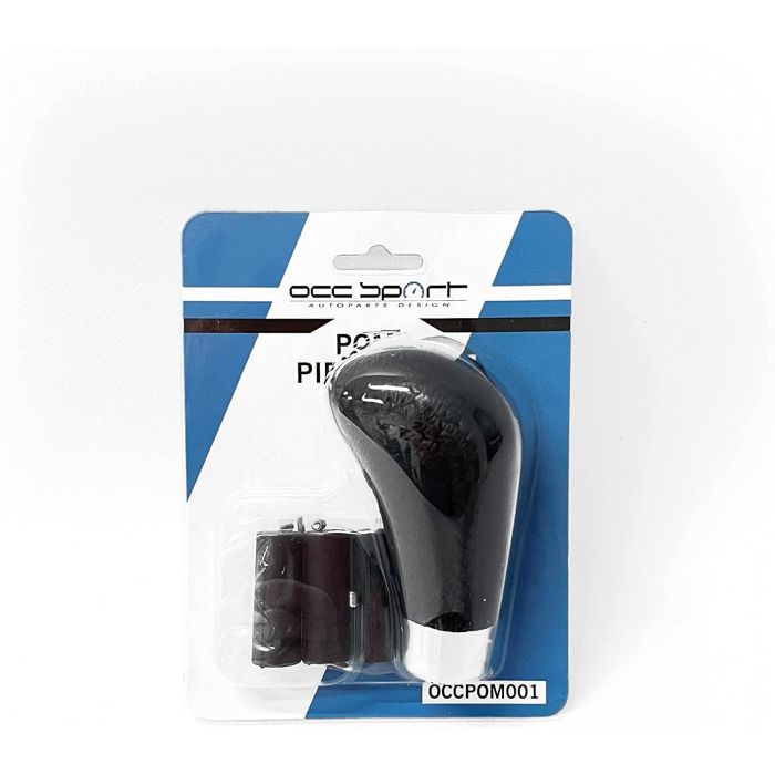 Occ Sport Pomo Palanca De Cambios Piel Color Negro OCCPOM001 3
