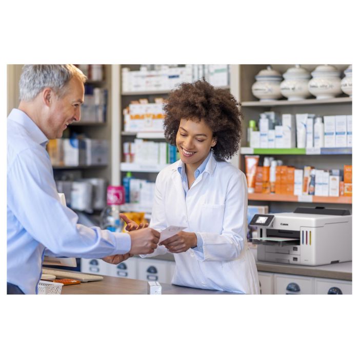 Canon Maxify Gx5550 Megatank Impresora de Inyección de Tinta Wi-Fi, Pantalla Táctil LCD 6,9 cm, A4, Solo Imprimir 4 Canon Maxify Gx5550 Megatank Impresora de Inyección de Tinta Wi-Fi, Pantalla Táctil LCD 6,9 cm, A4, Solo Imprimir 4