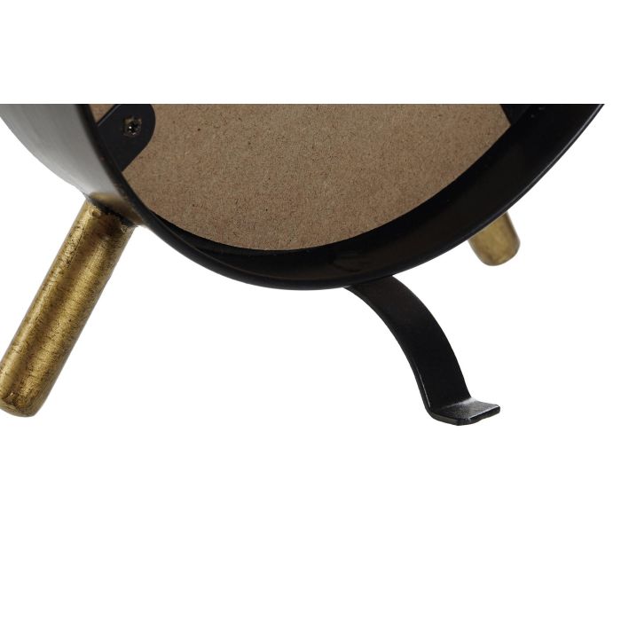 DKD Home Decor Reloj Sobremesa Vintage Azul Negro 5 x 24 x 20.5 cm (2 Unidades) 3