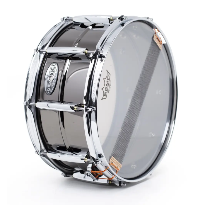 Pearl Caja 14 x 6.5" Sensitone Brass (1 Mm) - Black Chrome Pearl 3 Pearl Caja 14 x 6.5" Sensitone Brass (1 Mm) - Black Chrome Pearl 3