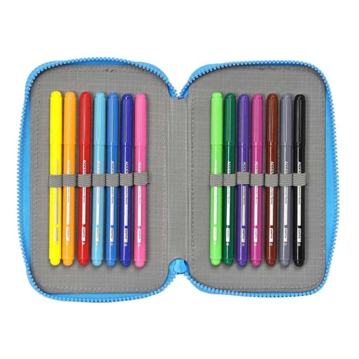 Plumier Doble PJ Masks Azul 12.5 x 19.5 x 4 cm (28 piezas) 7 Plumier Doble PJ Masks Azul 12.5 x 19.5 x 4 cm (28 piezas) 7