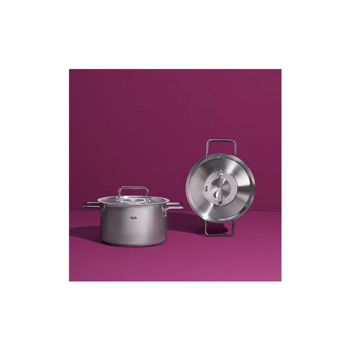 Fissler Pure Profi Cacerola de Acero Inoxidable 20 cm con Tapa de Metal, Apto para Inducción, 2.4L - 08612420000/0 4 Fissler Pure Profi Cacerola de Acero Inoxidable 20 cm con Tapa de Metal, Apto para Inducción, 2.4L - 08612420000/0 4