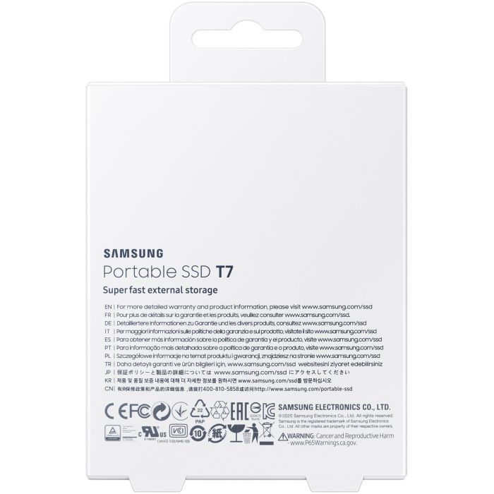 Samsung SSD Externo T7 USB Tipo C Gris 1 TB 10