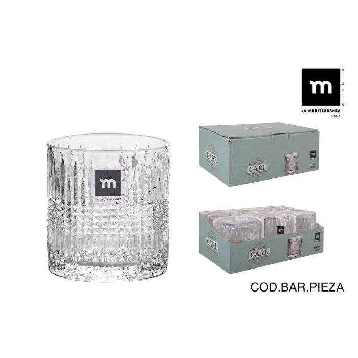 La Mediterranea Vaso Carl 275 cc, 8x9 cm (48 Unidades)