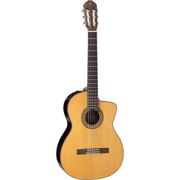 Takamine Guitarra Clasica EC132SC E/A Natural Cutaway CT4Dx 6