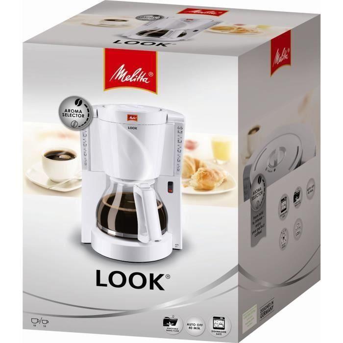 MELITTA Look IV 1011-01 Cafetera Blanca 2 MELITTA Look IV 1011-01 Cafetera Blanca 2