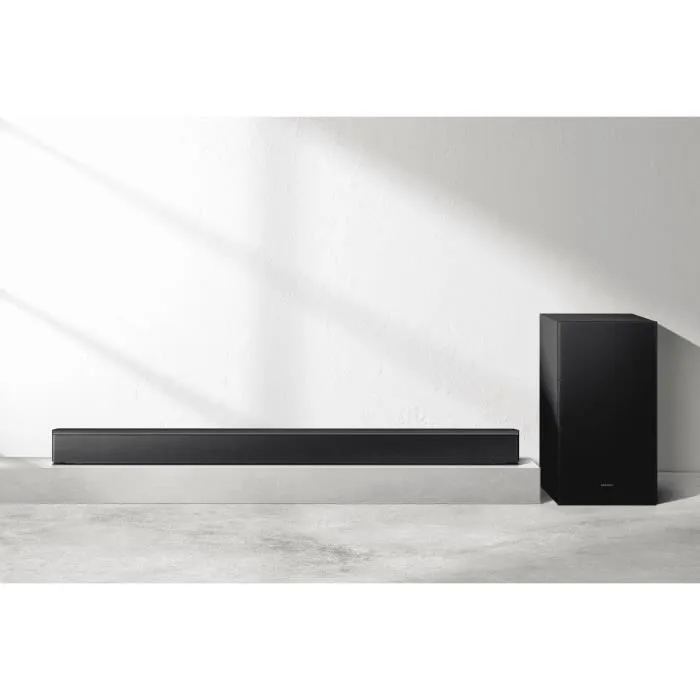 Samsung HW-B66CF/XE Barra de Sonido de 3.1 Canales con Subwoofer Inalámbrico de 6.5'' - HP Central, Adaptive Sound Lite 1 Samsung HW-B66CF/XE Barra de Sonido de 3.1 Canales con Subwoofer Inalámbrico de 6.5'' - HP Central, Adaptive Sound Lite 1