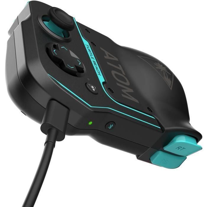 Controlador de juegos para móvil Android - Turtle Beach Atom - Bluetooth - Negro/Cian 1 Controlador de juegos para móvil Android - Turtle Beach Atom - Bluetooth - Negro/Cian 1
