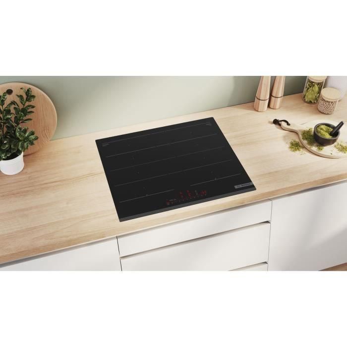 Placa de inducción de 60 cm - BOSCH SER6 - PXY63KHC1E Negro - 4 fuegos - Home Connect 1 Placa de inducción de 60 cm - BOSCH SER6 - PXY63KHC1E Negro - 4 fuegos - Home Connect 1