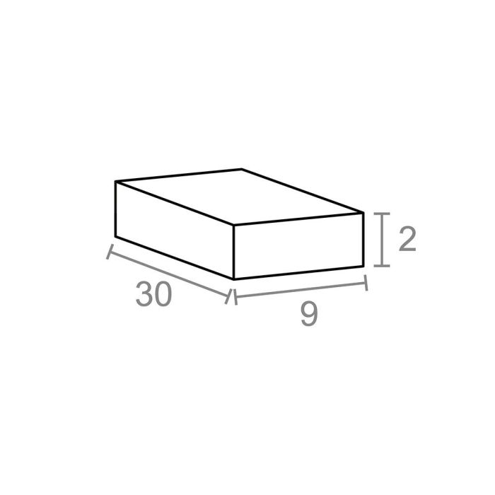 Imán neodimio bloque im30 níquel 30 x 9 x 2 mm 1 Imán neodimio bloque im30 níquel 30 x 9 x 2 mm 1